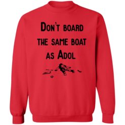 Enda Ao red DONT BOARD THE SAME BOAT AS ADOL 3 red Don't board the same boat as adol hoodie