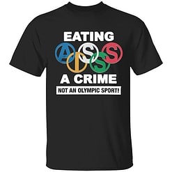 Endas Eating Ass Is A Crime 1 1 Eating A** Is A Crime Not An Olympic Sport Hoodie
