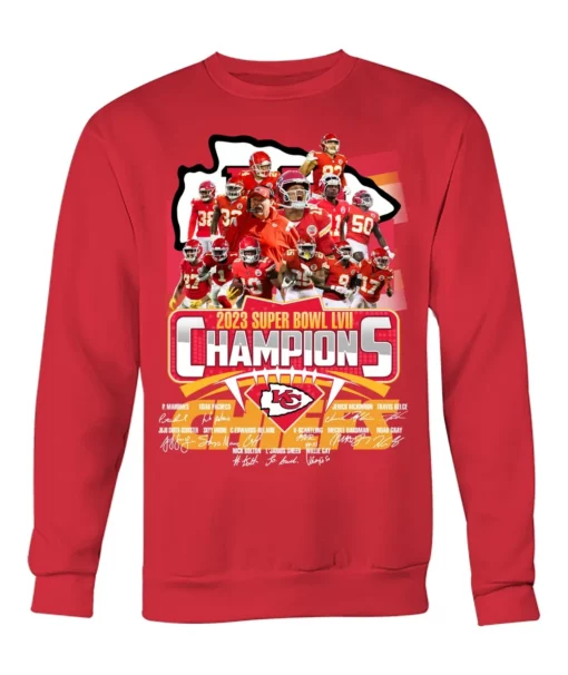 Super Bowl LVII Kansas City Chiefs champions sweatshirt KC Chiefs Super Bowl LVII Champions 2023 T-shirt