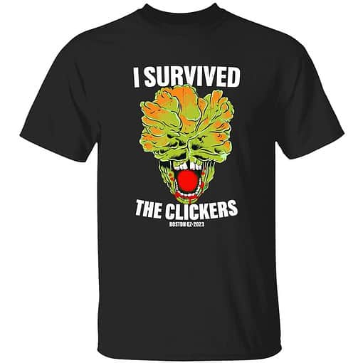 endas Last of Us The Clickers Boston 1 1 I Survived The Clickers Boston Sweatshirt