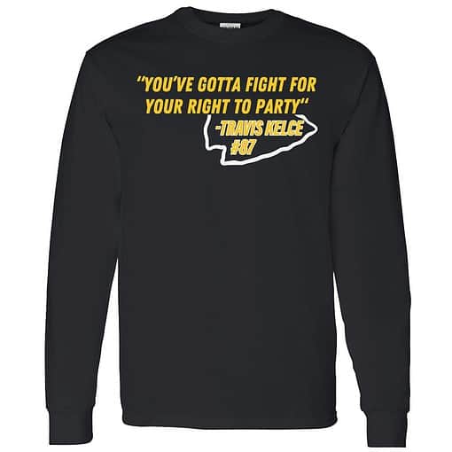 endas ao do You gotta fight 4 1 You Gotta Fight For Your Right To Party Travis Kelce Hoodie