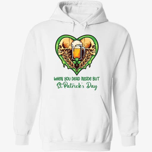 endas when you dead inside but patrick day 2 1 Beer When You Dead Inside But St Patrick Day Shirt