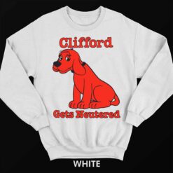 Endas lele Clifford 3 white Dog Clifford Gets Neutered Hoodie