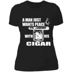 Endas lele a man just want peace shirt 6 1 A Man Just Want Peace With His Cigar Sweatshirt
