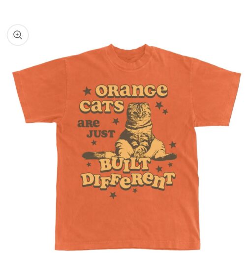 Orange Cats Are Just Built Different shirt
