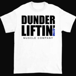 Up het DUNDER LIFTIN 1 white Dunder Liftin Gym Muscle Company Hoodie