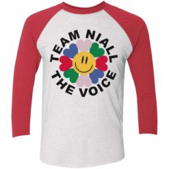 Up het Team Niall The Voice shirt 9 red Flower Team Niall The Voice Shirt