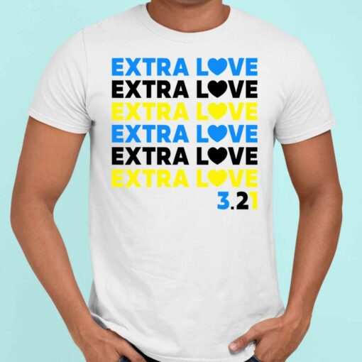 Up het extra love 3 5 white Extra Love Shirt