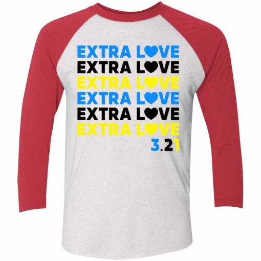 Up het extra love 3 9 red Extra Love Shirt