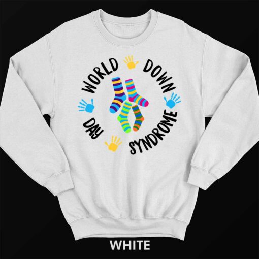 buck llele world down syndrome day 3 white World Down Syndrome Day Hoodie