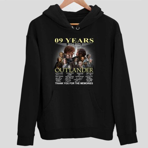 09 Years 2021 2023 Outlander Thank You For The Memories Shirt 2 1 09 Years 2021 2023 Outlander Thank You For The Memories Hoodie