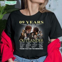 09 Years 2021 2023 Outlander Thank You For The Memories Shirt 6 1 09 Years 2021 2023 Outlander Thank You For The Memories Hoodie