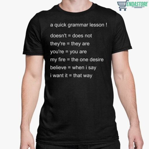 A Quick Grammar Lesson Shirt 5 1 A Quick Grammar Lesson Hoodie