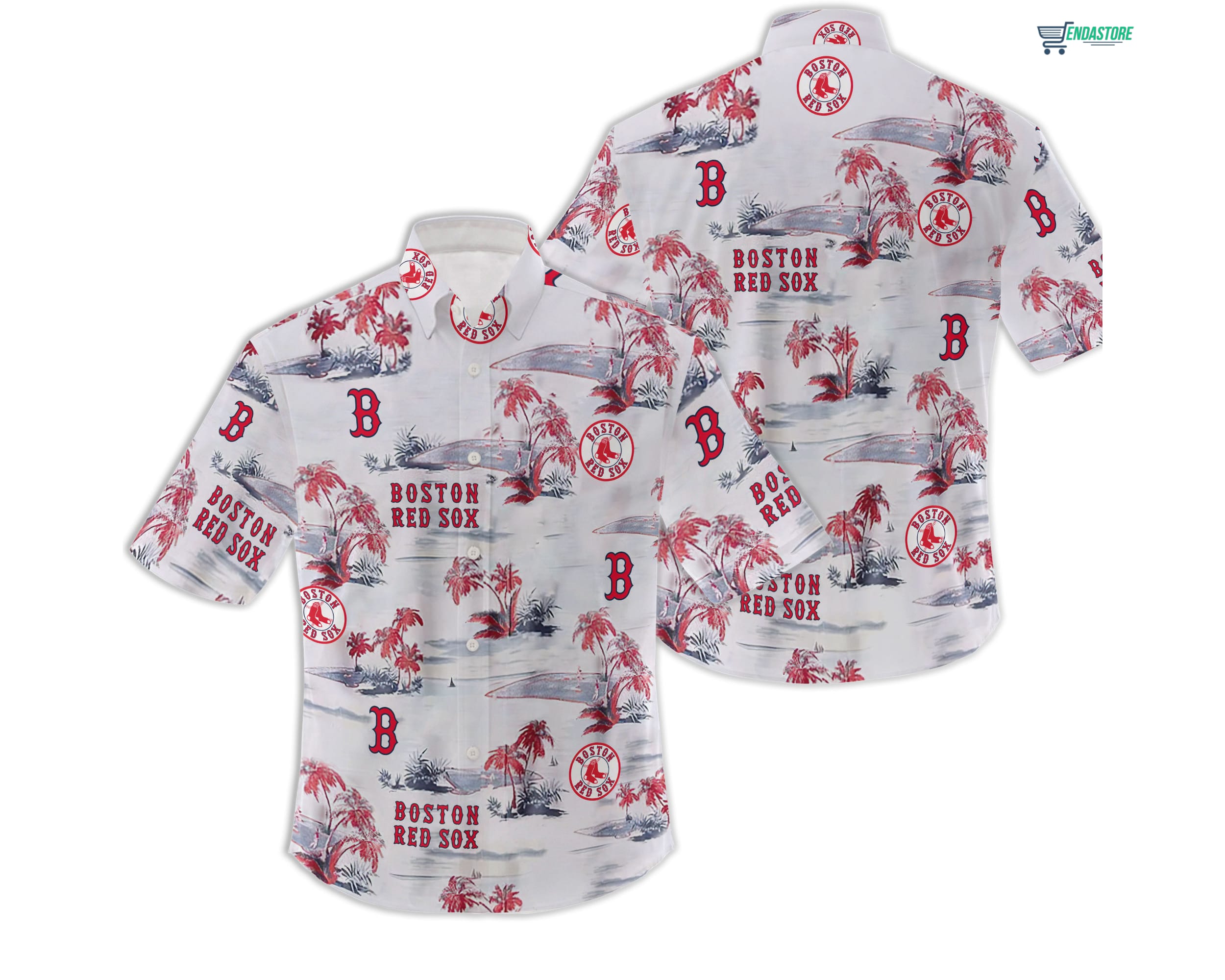 Endastore Boston Red Sox Hawaii Shirt