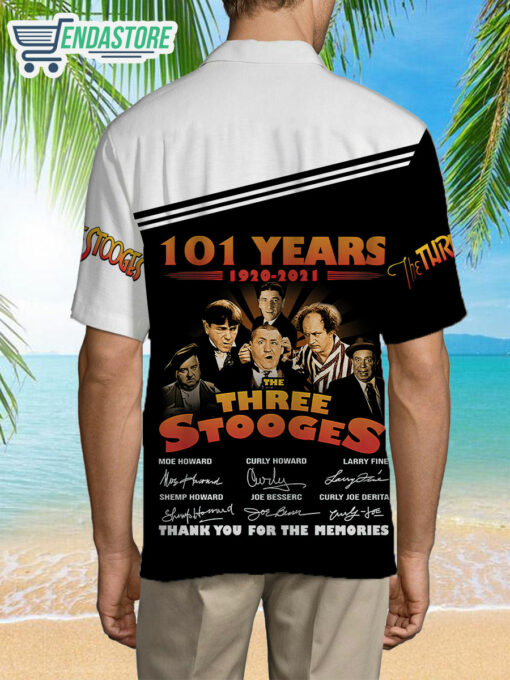 Burgerprints 100 years of The Three Stooges 1922 2022 Hawaiian Shirt 4 100 Years Of The Three Stooges 1922 2022 Hawaiian Shirt