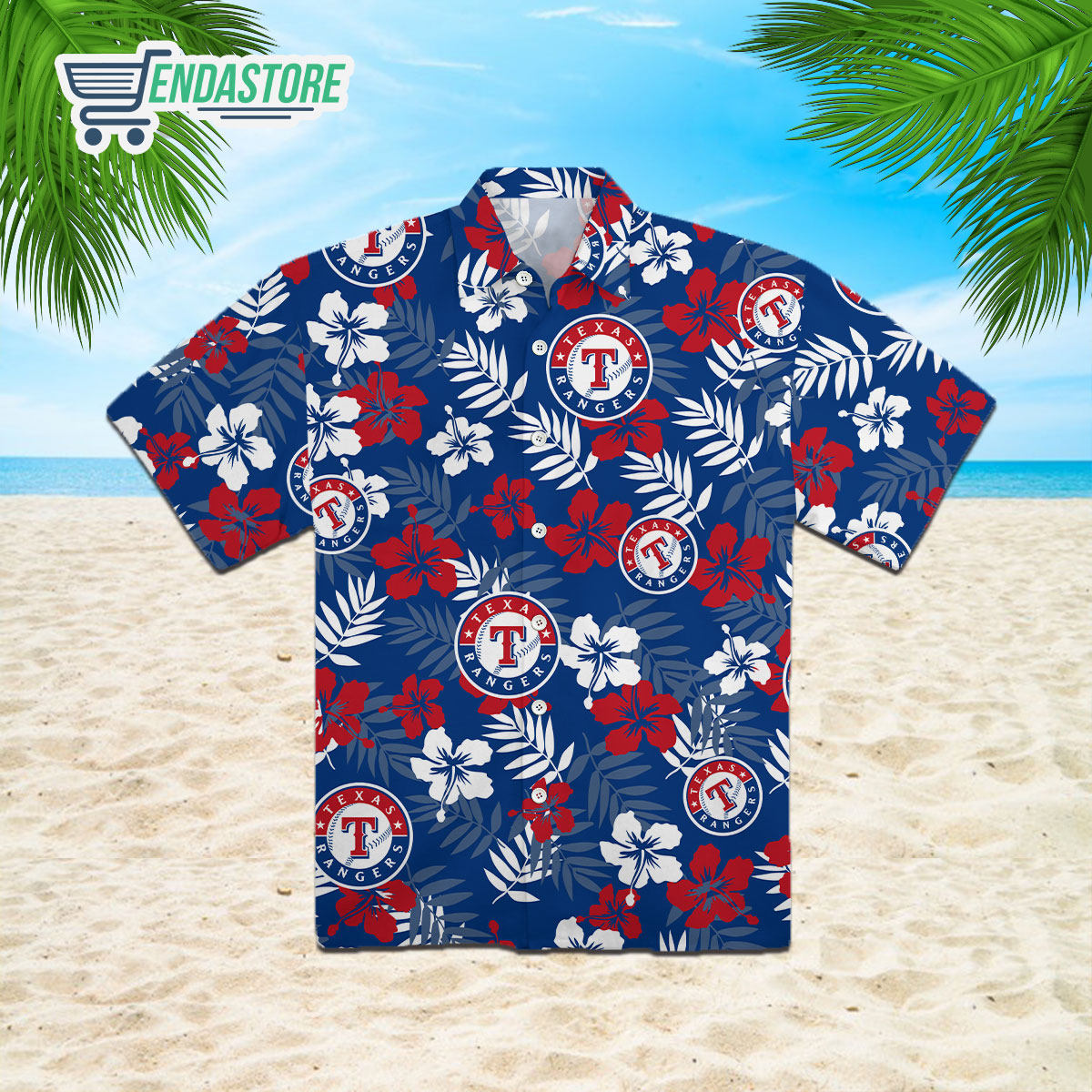 Texas Rangers Hawaiian Shirt 