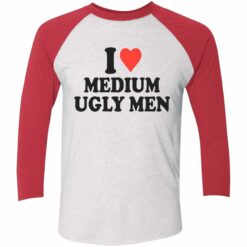 I Love Medium Ugly Men Shirt 9 red I Love Medium Ugly Men Shirt