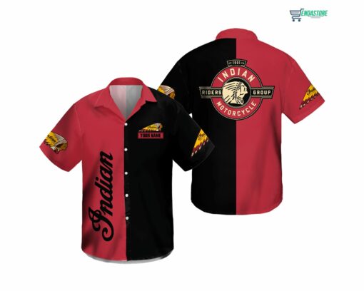Motorcycle Indian Hawaiian Shirt 1 Custom Name Motorcycle Indian Hawaiian Shirt