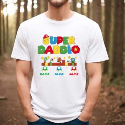 Personalized Super Daddio Game Shirt Custom Kids Name Dad Shirt 2 Personalized Super Daddio Game Shirt, Hoodie, Sweatshirt