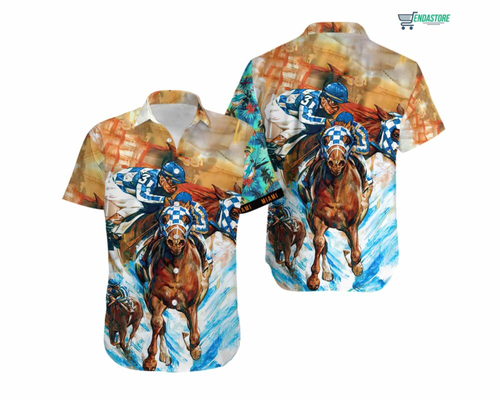 Secretariat Horse Racing Art Hawaii Shirt - Endastore.com