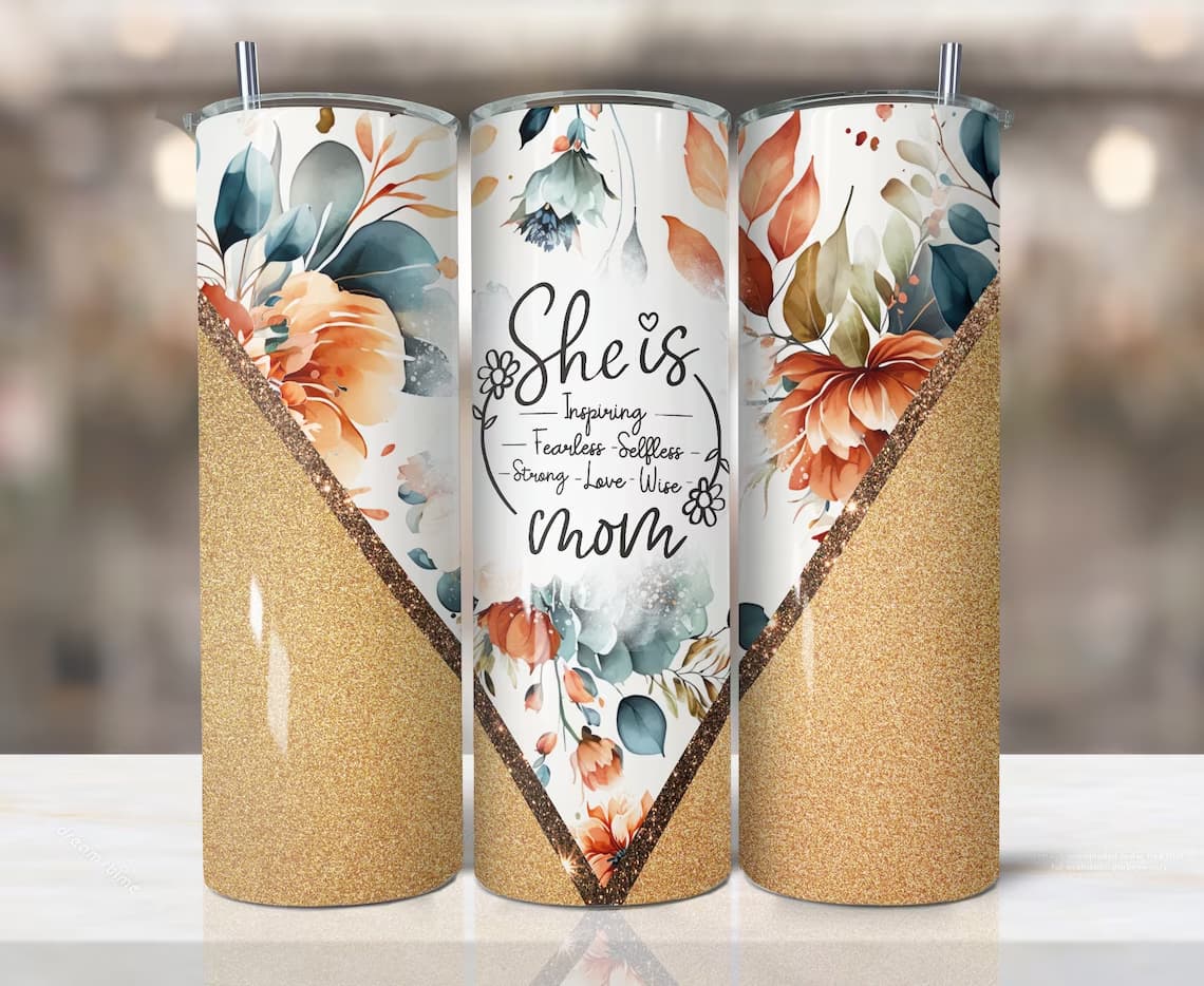 Mother Tumbler - Mother's Day Stainless Steel Tumbler Mother's Day  Eco-friendly Tumbler To my Mom Skinny Tumbler Gift For Mom