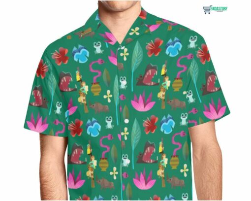 Jungle Cruise Button Up Hawaiian Shirt