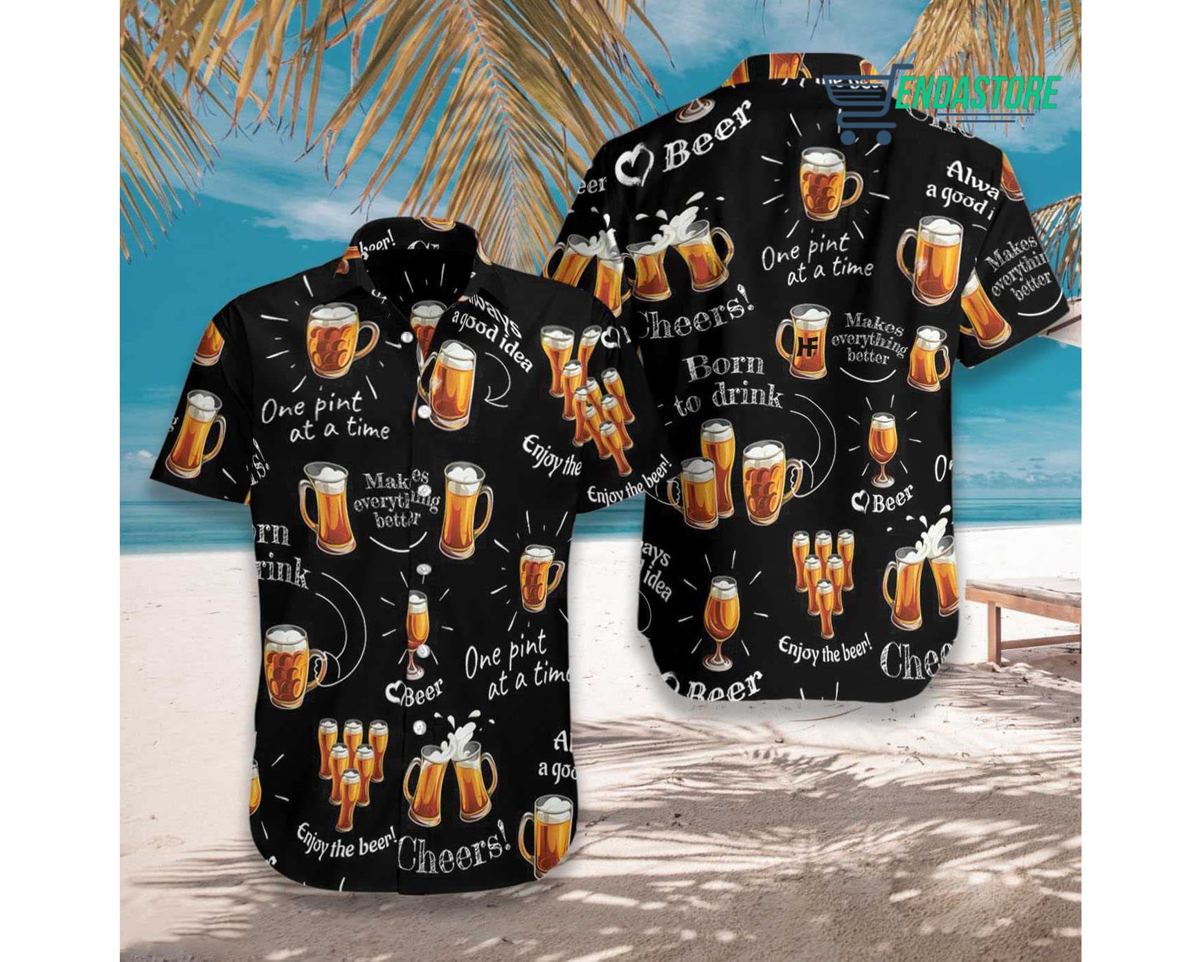 Endastore Baltimore Orioles Hawaiian Shirt