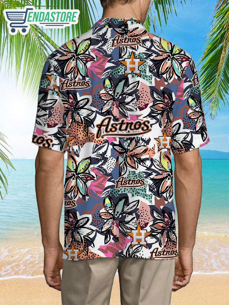 Endastore Houston Astros Palm Tree Hawaiian Shirt