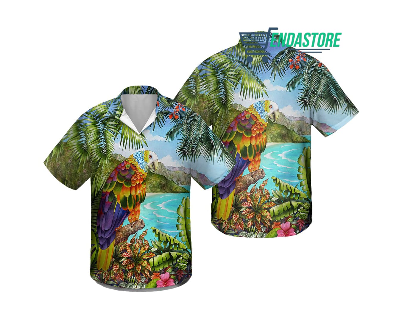 Endastore New York Yankees scenic Hawaiian Shirt