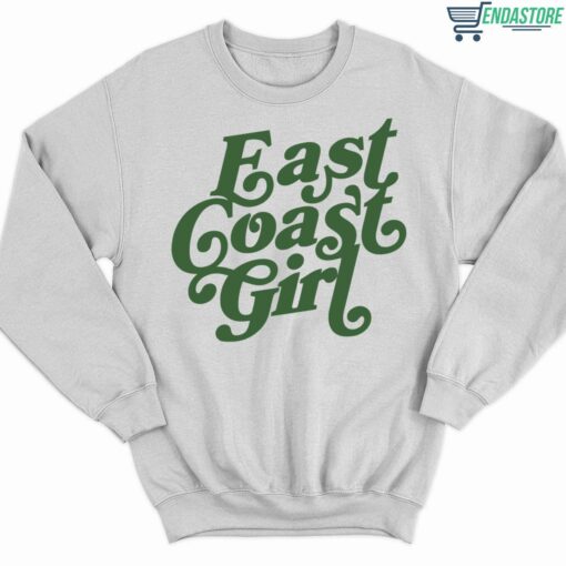 East Coast Girl Sweatshirt 3 white East Coast Girl Hoodie