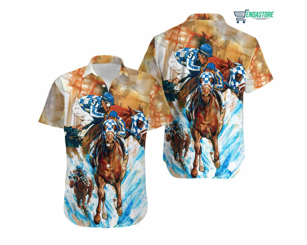 Horse Racing Kentucky Derby Hawaiian Shirt