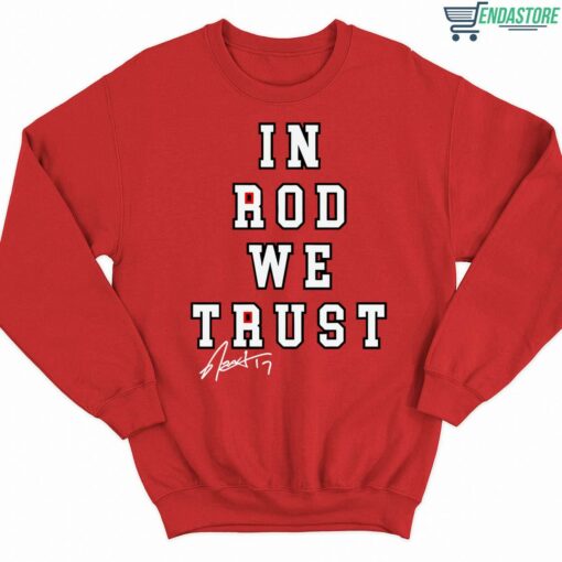 In Rod We Trust Shirt 3 red In Rod We Trust Shirt