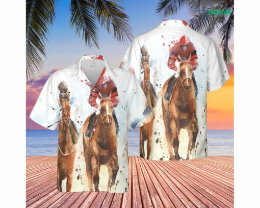 Kentucky Derby Horse Racing 3D Hawaiian Shirt 1 Kentucky Derby Horse Racing 3D Hawaiian Shirt