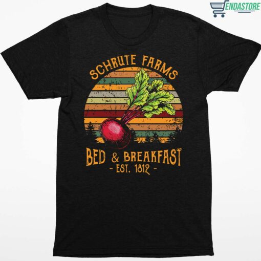 Schrute Farms Bed And Breakfast Est 1812 Vintage Shirt 1 1 Schrute Farms Bed And Breakfast Est 1812 Vintage Shirt