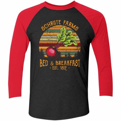 Schrute Farms Bed And Breakfast Est 1812 Vintage Shirt 9 red2 Schrute Farms Bed And Breakfast Est 1812 Vintage Shirt