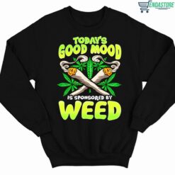 To Day Good Mood Is Sponsored By Weed Shirt 3 1 To Day Good Mood Is Sponsored By Weed Hoodie