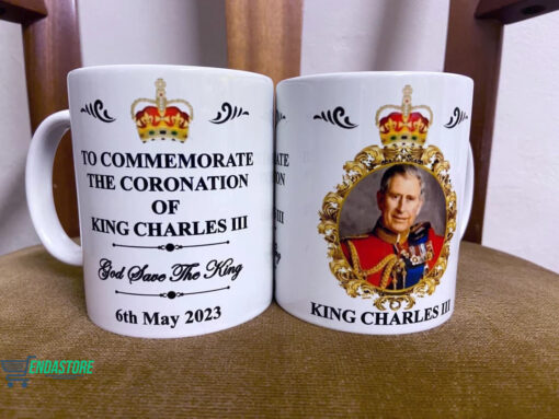 To Commemorate the Coronation of King Charles III Mug, Accent Mug