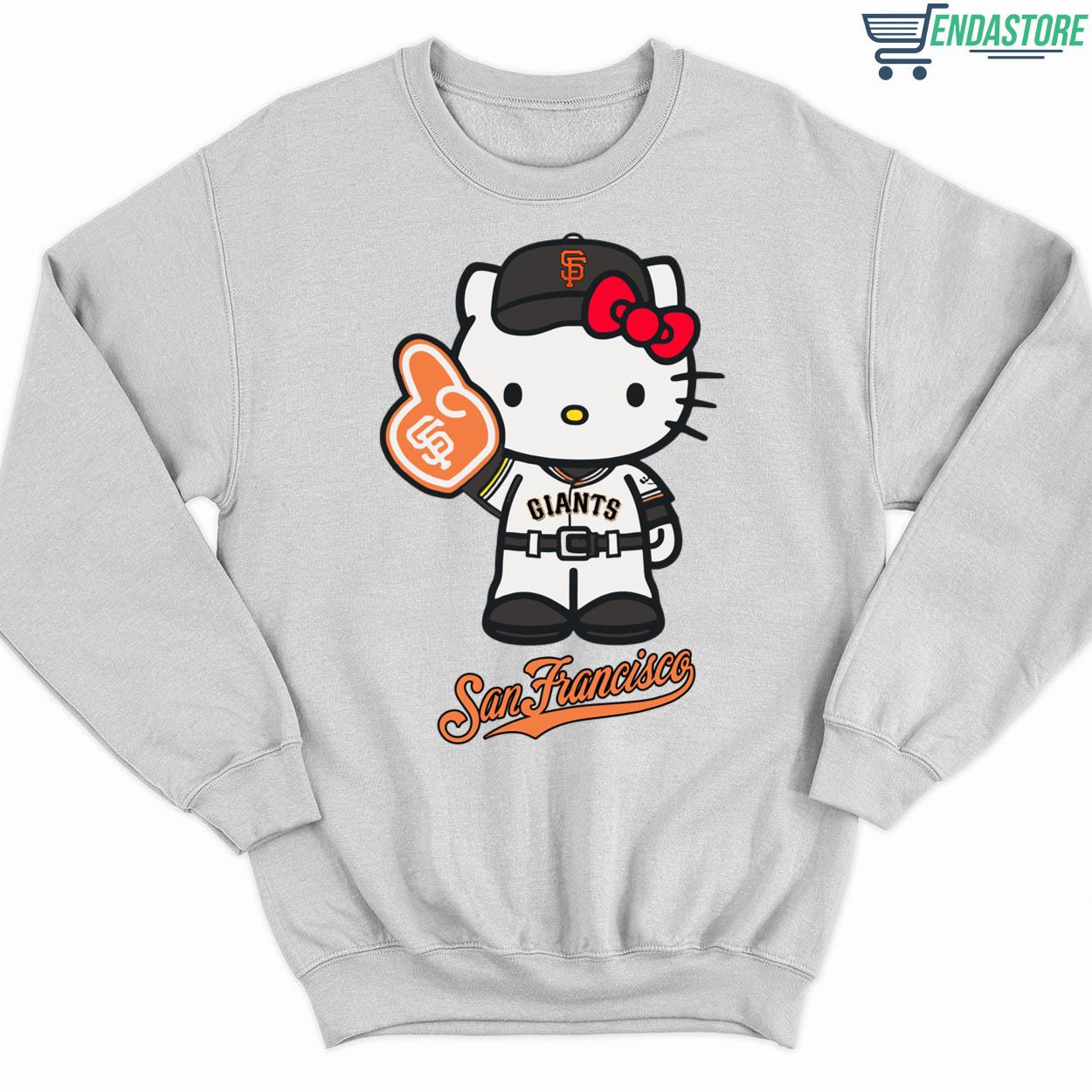 Endastore 2023 San Francisco Giants Hello Kitty Giants Sweatshirt