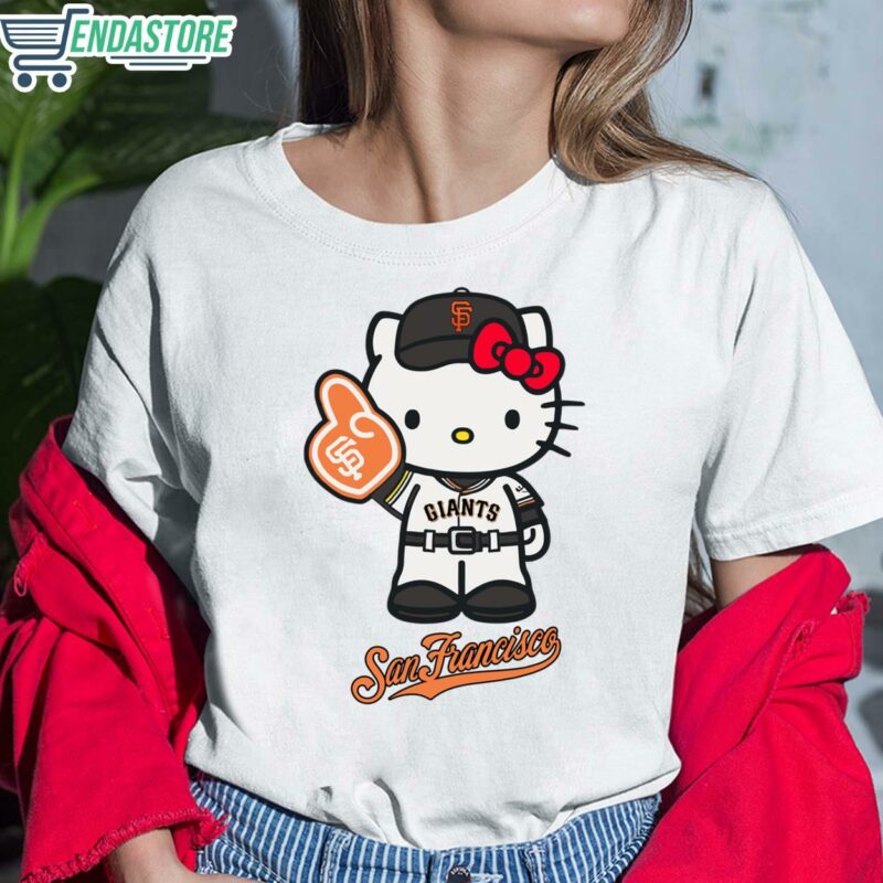 Cute Hello Kitty Giants T Shirt, Cheap Baseball Team San Francisco Giants T  Shirt Mens - Allsoymade