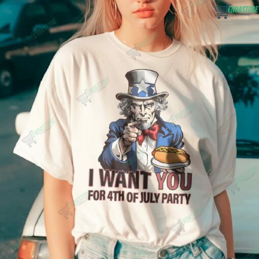 4th Of July Uncle Sam Hold Hot I Want You T Shirt 1 4th Of July Uncle Sam Hold Hot I Want You T-Shirt