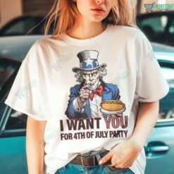 4th Of July Uncle Sam Hold Hot I Want You T Shirt 2 4th Of July Uncle Sam Hold Hot I Want You T-Shirt