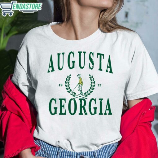 Augusta Georgia Est 1932 Golf Club Shirt 6 white Augusta Georgia Est 1932 Golf Club Shirt