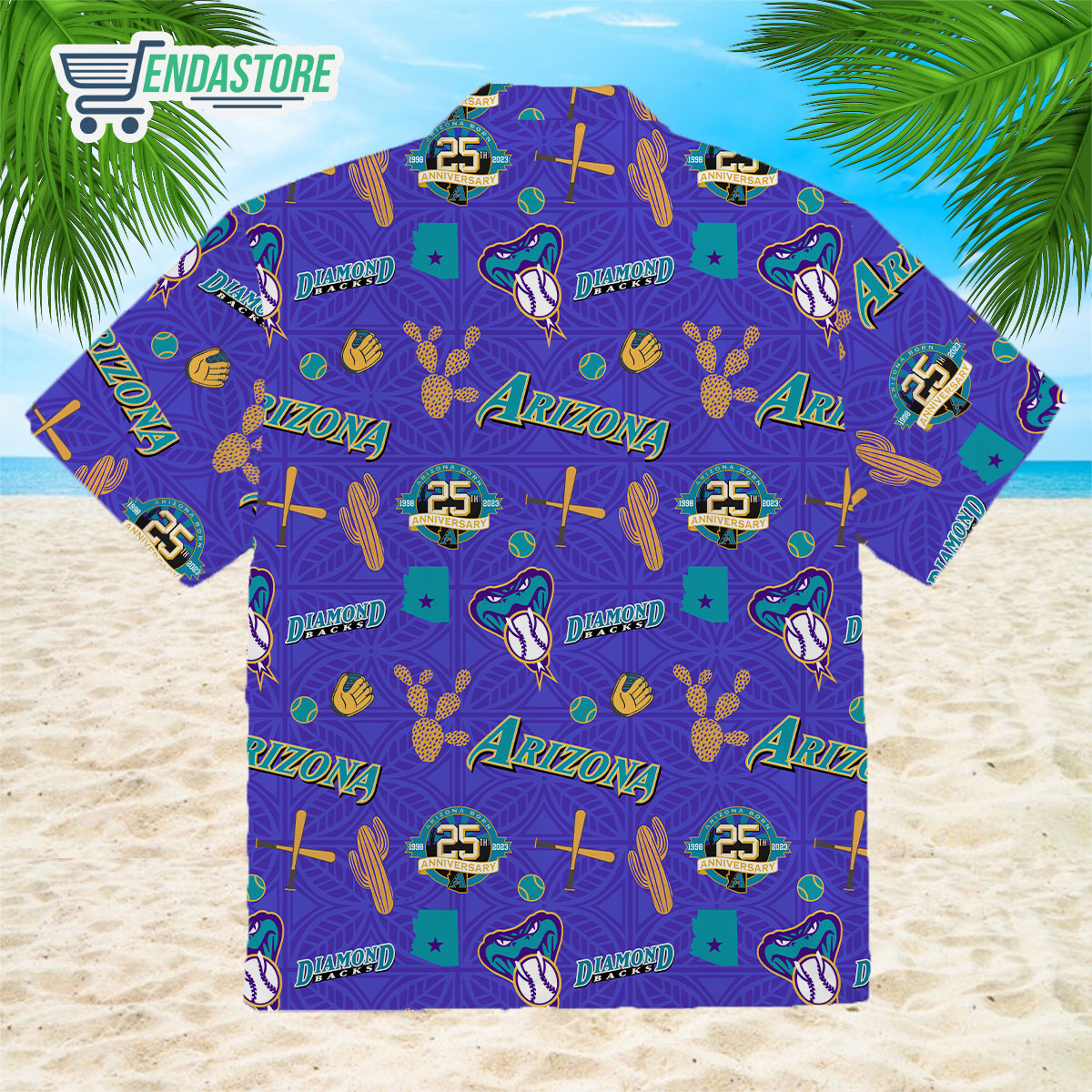 Arizona Diamondbacks MLB Hawaiian Shirt For 4th Of July