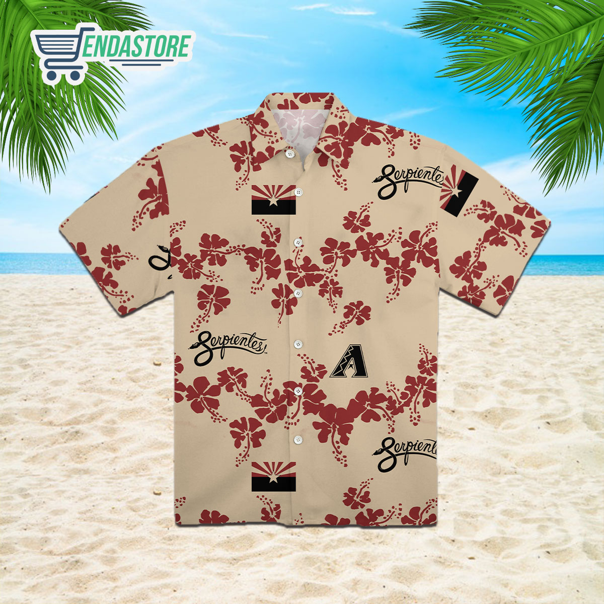 Endastore City Connect Arizona Diamondbacks Hawaiian Shirt