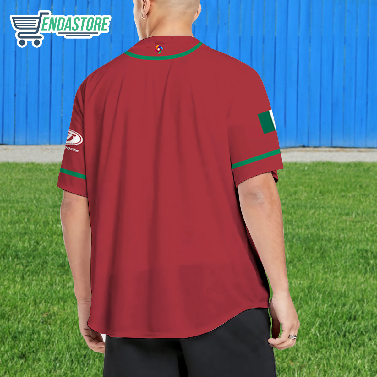 red mexico baseball jersey