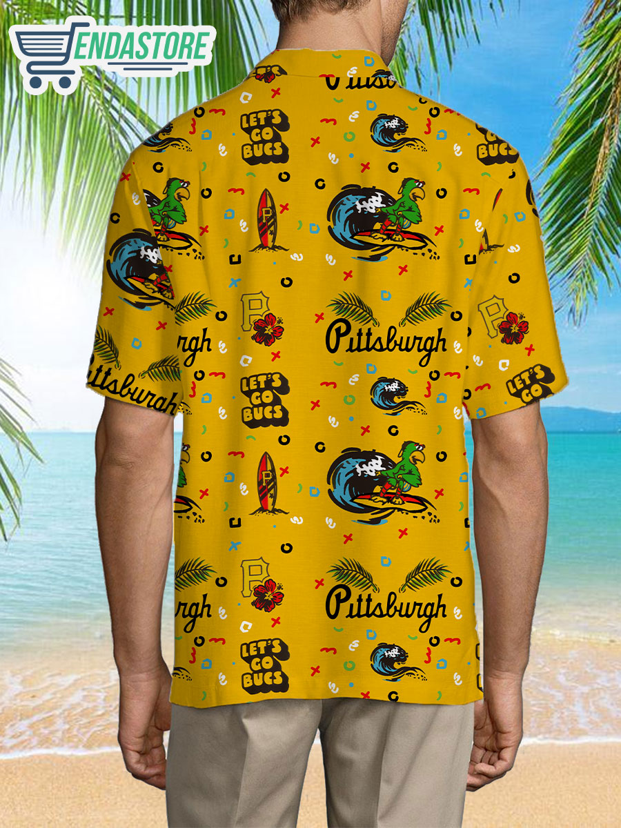 Custom Pittsburgh Pirates All Over Print Hawaiian Shirt And Beach Shorts