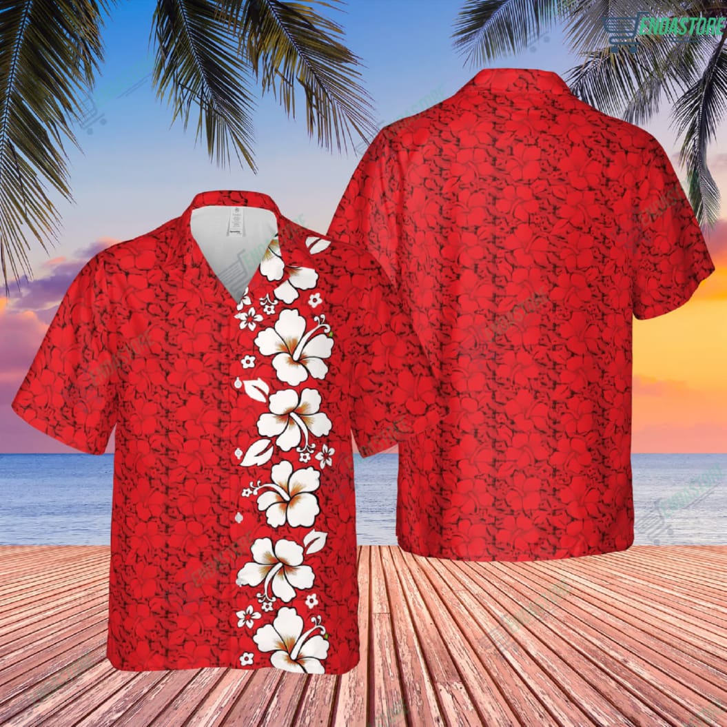 Classic Red Hawaiian shirt - Endastore.com