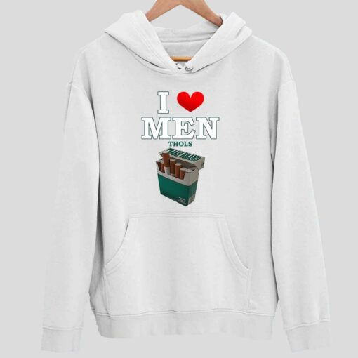 I Love Men Thols Shirt 2 white I Love Men Thols Shirt