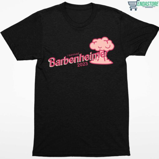 I Survived Barbenheimer 2023 T Shirt 1 1 I Survived Barbenheimer 2023 T-Shirt