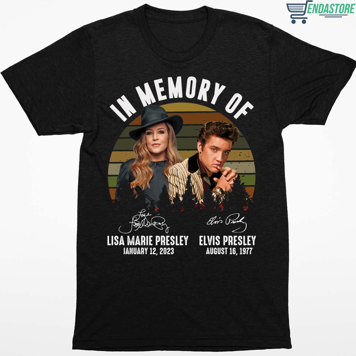 In Memory Of Lisa Marie Elvis Presley Shirt - Endastore.com
